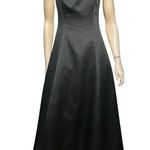ABS Allen Schwartz Evening Women’s Size 8 Black Low Back Formal Dress Gown Photo 0