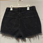 Cotton On  Black Jean Shorts High Waisted Frayed Hem Photo 7