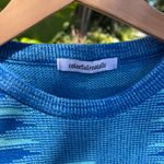 Beginning Boutique Blue Knit Tank Top Photo 2