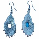 Costume Silver Tone Blue Boho Earrings Photo 1