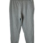 frame denim Frame Gray Distressed Organic Pima Cotton Elastic Tie Waist Jogger Pants Size XS Photo 2