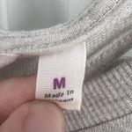 Athleta Grey Sweatshirt Cross Back Medium Photo 2