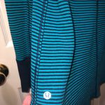 Lululemon  Reversible Stripe‎ Green Blue Sweater Top Photo 6