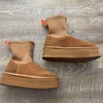 Dream Paris DREAM PAIRS FuzzyChic Sock-Top Platform Mid-calf Snow Boots Photo 2