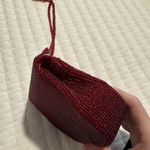 Handmade Le Regale Red Beaded Bead Mini Purse Handbag Photo 10