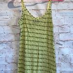 Free People Y2K tank cami adjustable strap mini pull over all over print yellow Photo 0