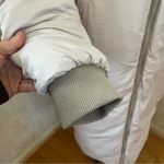 Topshop Women’s Pearl Padded Hooded Long Reversible Puffer Coat In Cream US 10 Photo 7