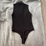 American Eagle EUC Women’s Black Sleeveless Mock Neck Bodysuit Size M Photo 3