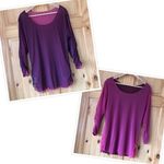 Avon Reversible Mesh Shirred Lettuce Hem Top size XL Pink Size L Photo 1