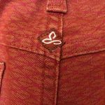 prAna  Mid Rise Kayla Jeans W4/27 Orange/Rust Design Straight Leg Photo 3