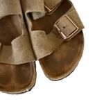 Birkenstock  Betula Arizona Sage Suede Leather Double Strap SIZE 39 Narrow Photo 9