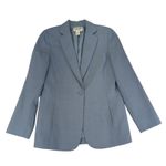 Pendleton  100% Wool One Button Blazer Jacket Women's 6P Blue Longline‎ Menswear Photo 0