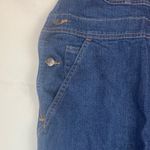 Carhartt  women's medium 8 10 short Classic Blue Denim Bib Overalls jean Photo 3