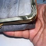 American Vintage Vintage Eel Skin Makeup Case with Mirror and Kisslock Photo 12