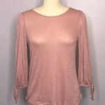 Lucky Brand Balloon Sleeve Tied Top Photo 2