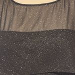 Sunny Leigh  Black Sparkle Sheer Blouse Photo 1