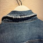 ZARA  Women’s Distressed Denim Jacket Jean Jacket Coat Size Small Photo 12