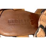 Bed Stu Melissa Sandals Tan Leather Cobbler Series Wood Heel Platform Women's 10 Photo 8