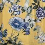 J.O.A. Dress Womens Small Yellow Blue Floral Flowers Off Shoulder Party Wedding Photo 4