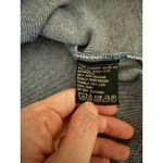 Vtg 90s Tapestry Trim Ruffle Embroidered Dark Medium Wash Denim Jean Jacket 6 Blue Photo 3