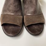 Urban Outfitters heels chunky sling back leather brown size 9 Photo 1