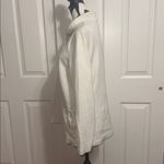 L.L. Bean Cream Cowl Neck Quilted Sweatshirt White Size L Photo 1