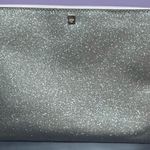 Kate Spade Mavis Street Gia Silver Glittery Pouch Clutch Bag • Fully Lined VGUC Photo 1