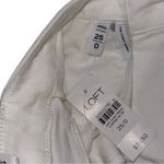 Loft NWT Curvy High Rise Skinny Jeans White Women’s 25 Ankle Length Frayed Hem Photo 7