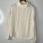 Eddie Bauer  Womens Fisherman Turtleneck Sweater Size Large Photo 0