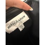 Betsy and Adam Blue Textured Strapless Cocktail Dress Size 6 Photo 4