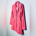 ALC Frank A.L.C. Carlyle Italian Linen Blazer Pink Grapefruit Mini Dress Size 2 NWT Photo 5