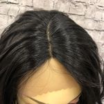 Peagan synthetic lace front wig 1B NWT Black Photo 5