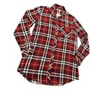 Sim and Sam slim flannel plaid shirt size M Red Size M Photo 1