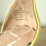 Mix 6 Heel with Ankle Strap in Yellow, Black & White Photo 4