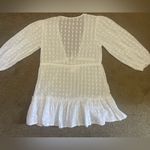 Blue Island Swimsuit coverup dress white polka dots size small Photo 4