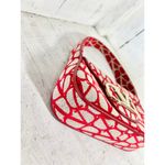 Valentino Garavani NWT Iconographe Loco Canvas Envelope Hobo Bag Red One Size Photo 13