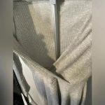 Urban Outfitters Dress Size Medium Ribbed Knit Skater Gray V Neck Mini B11 Photo 3