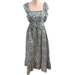 Pink City Prints Pinafore Dress White Blue Vintage Lolita M NWT Size M Photo 3