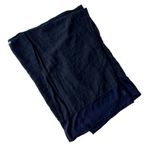 Vintage Russ Berens Mailbu USA Open Front Cape Sz L Black Linen Artsy Fe… Photo 8