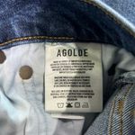 AGOLDE Womens Organic Cotton Mid-Rise Straight Leg Jeans Medium Wash Sz 27 Photo 4