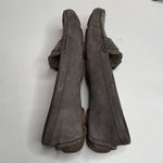 UGG  Retreat 5767 Gray Suede Leather Fur-lined Buckle Loafers S-456 Sz 7.5 Photo 4