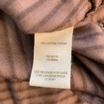 Free People Striped Embroidered Tunic Top Brown Red Floral Lace Up Boho Size 2 Photo 4