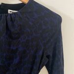 Whistles Celestine Animal Print Jersey Twist at Waist Dress size 4 Black Photo 11