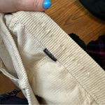 American Eagle AEO | Cream Corduroy Zip Front Super High Rise A-Line Mini Skirt Size 6 Women's Photo 6