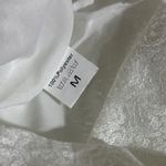 NWOT White Sequin Spaghetti Strap Lace Up Ruffle Hem Bodycon Dress Photo 6