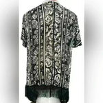 Siren Lily  Fringe Floral Women's Kimono (308) Photo 1
