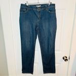 Chico's  Straight Leg Jeans Medium Blue Denim 1.5 (10) 28.5” inseam Photo 1