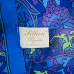 Vintage 60s Floral Silk Square Scarf Wraps Photo 7