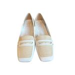 Franco Sarto Tesica Slip-On Loafers White Square Toe Shoes Size 9.5 Women's Photo 3