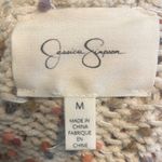 Jessica Simpson  Cream Speckled oversized Turtleneck Sweater Photo 10